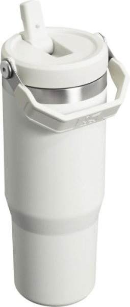 Zoom bild av IceFlow™ flip-sugrör mugg, white